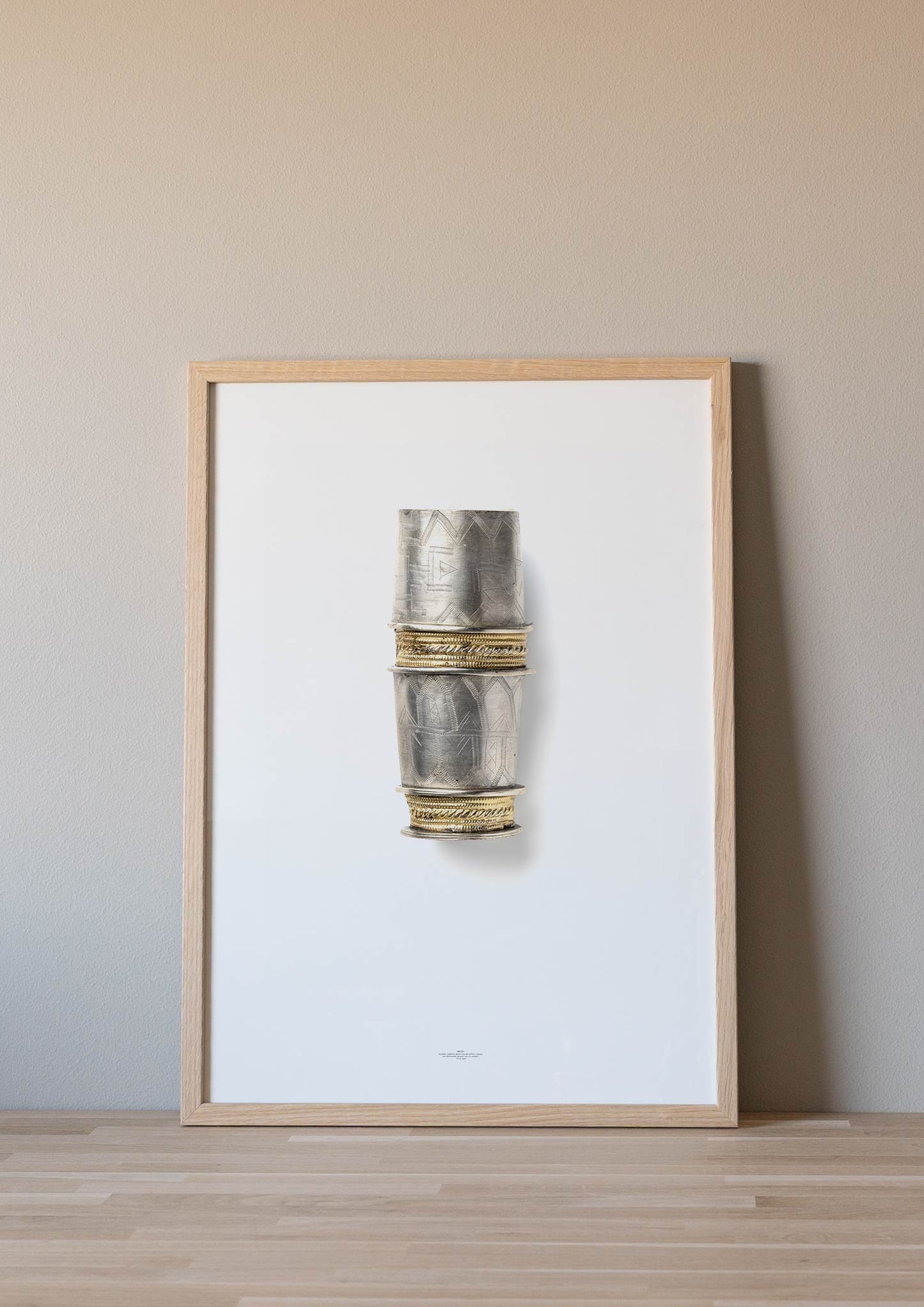 Gold and Silver Sword Grip from Illerup