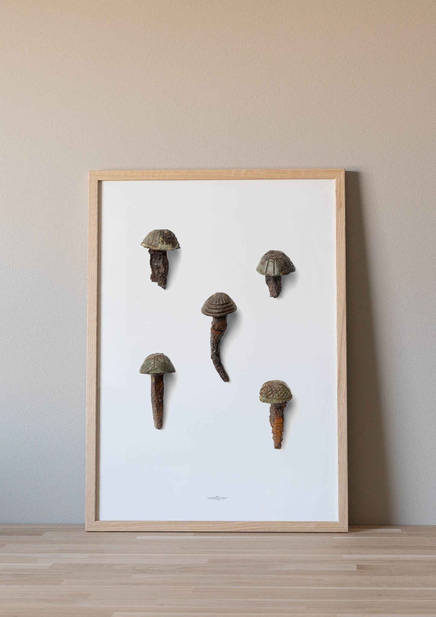Iron Nails with Bronze Heads from Fæstedborg