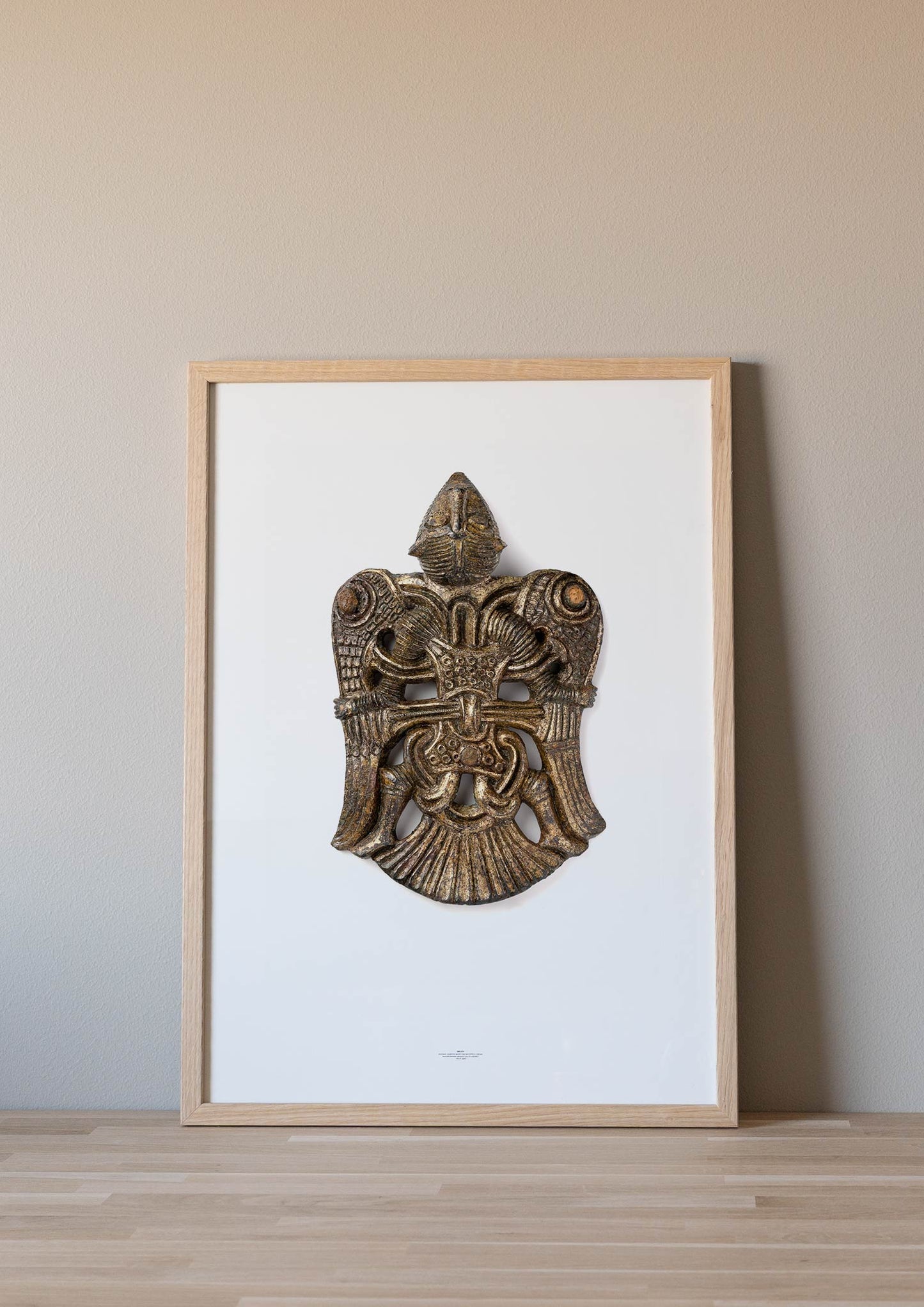 Völund – Gilded Copper Mount from Uppåkra