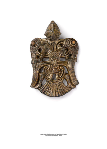 Völund – Gilded Copper Mount from Uppåkra