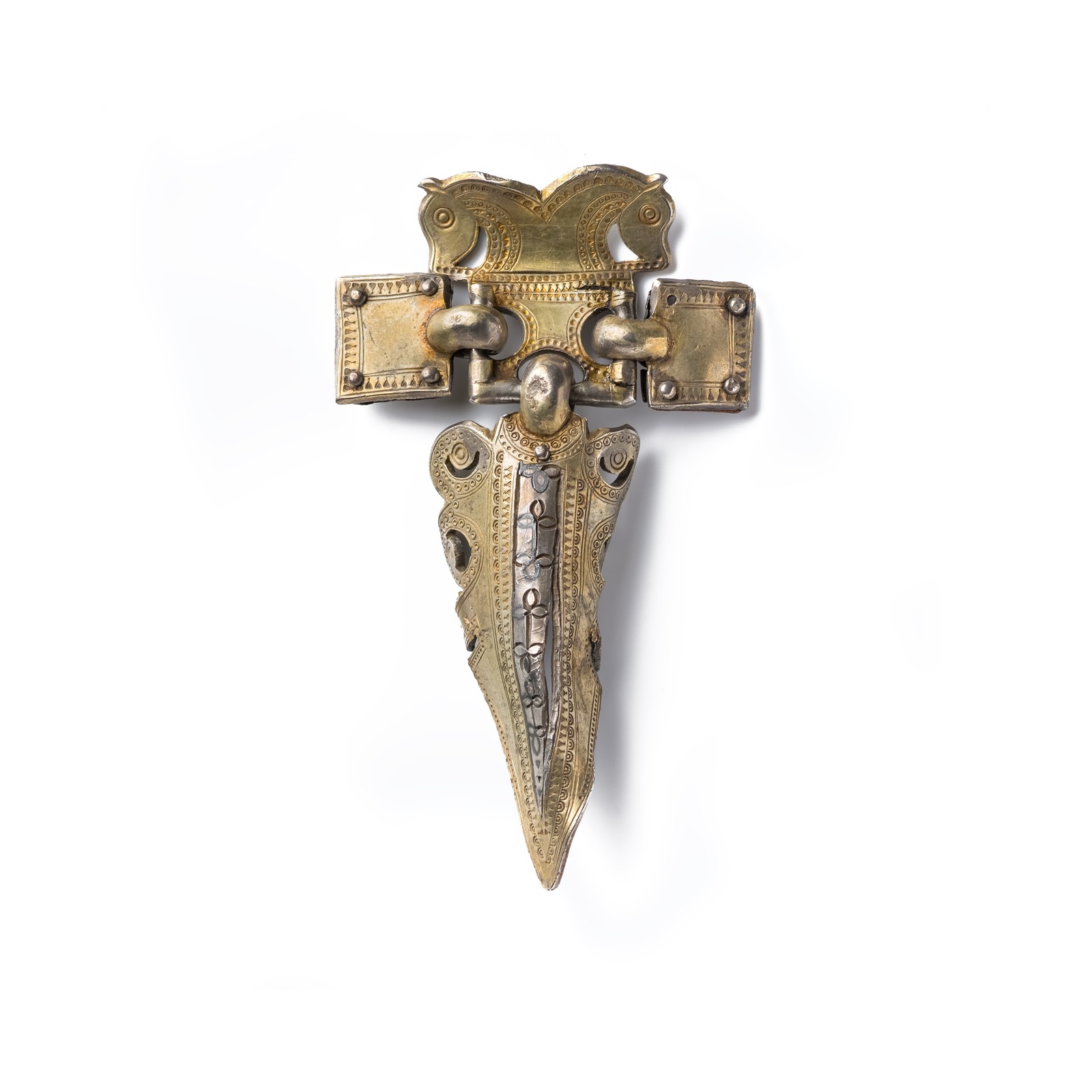 An object photographed on a desk, with nothing to measure it by